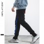 INFLATION 2017 Autumn Men Casual Sweatpants Elastic Waist Streetwear Pants With Side Pockets 331W17
