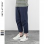 INFLATION 2017 SS Summer Collection Men'S Hightstreet Summer Men'S Casual And Comfortable Loose Lace Tenths Pants 0629S17