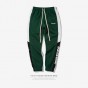 INFLATION 2017 New Autumn Mens Sweatswear Pants Printing Side Stripe Pockets Men Vintage Sweatpants 353W17