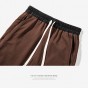 INFLATION 2017 Autumn Men Casual Sweatpants Elastic Waist Long Pants Baggy Jogger Hip Hop Harem Pants 312W17