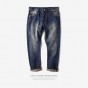 INFLATION 2017 New Arrivals Red Ear Denim Pants Tenths Pants Length Hip Hop Jeans For Men
