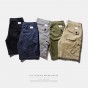 INFLATION Men'S Cotton Loose Fit Multi Pocket Cargo Shorts