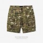 INFLATION 2017 Men'S Hip Hop Cargo Camo Shorts Men High Street Fashion Camouflage Casual Shorts