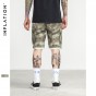 INFLATION Brand Fashion Camoflage Shorts Men'S Straight Casual Shorts Men Hip Hop Novelty Shorts 8417S