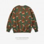 INFLATION Men 2017 Pullover High Street Sweatshirt Fashion Skateboard Hip Hop Sweatshirt Camouflage Thick Male Sweatshirt 521W17