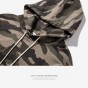 INFLATION 2017 New Autumn Oversize Men Hoodies Sweatshirts Camouflage Raw Edge Pocket 3D Split Streetwear Men Sweatshirts 174W17