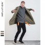 INFLATION 2017 New Arrival Soild Men'S Cloak Hooded Hip Hop Mantle Hoodies Autumn Man'S Coats Male Streetwear Sweatshirts 270W17