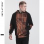 INFLATION New Arrival Casual Hoodies Men 2017 Winter High Street Oversizeed Tie Dye Washed Cotton Long Sleeve Hoodies 504W17