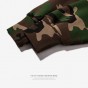 INFLATION 2017 Oversized Hoodies Men Army Green Camouflage Hood Camo Thick Fleece Fashion Hip Hop Streetwear Hoodie 507W17