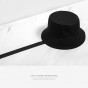 INFLATION 2017 New Arrivals Mens Black Color Bucket Hats Summer Bucket Hats Ribbon Ribbon Cap For Men