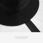 INFLATION 2017 New Arrivals Mens Black Color Bucket Hats Summer Bucket Hats Ribbon Ribbon Cap For Men