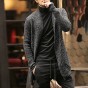 Mens Sweater Long Sleeve Cardigan Males Pull Style Cardigan Clothings Fashion Thick Warm Mohair Sweaters Men England Style Hot