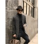 Mens Sweater Long Sleeve Cardigan Males Pull Style Cardigan Clothings Fashion Thick Warm Mohair Sweaters Men England Style Hot