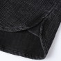 2017 Men Thick Elastic Cotton Washed Retro Long Sleeve Shirt Men Cowboy Black Denim New Brand Design Casual European Style Shirt