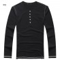 Men T Shirts Long Sleeve Slim Tee Shirt Cotton Casual O Neck Basic Tops Male Cool Stylish Henry Quick Dry Designer Clothes