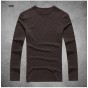 2018 New Autumn Slim Elastic Cotton Long Sleeve T Shirt Metrosexual Men Casual Top Tees Brand Design Fashion O Neck T Shirt Hot