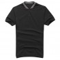 2017 Summer New Black Men Short Sleeve T Shirt Slim Fit Henry Fashion Tops Tees Men Casual Cotton Breathable Comfortable Tops