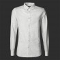 Mens European Style Mixing Color Spring Black Printed Long Sleeve Shirt Metrosexual Man Casual Slim Brand Cotton Shirts New 2018