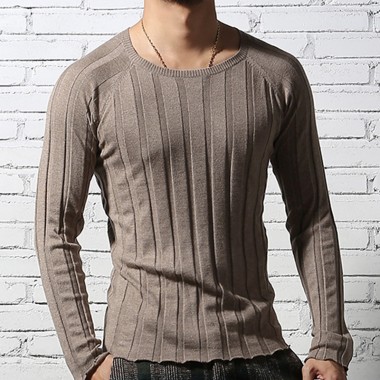 Mens Christmas Pullover Tops Casual Long Sleeve Shirts Brand Autumn O-Neck Bottoming Sweatshirt Men Cotton Knitwear Sweaters
