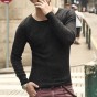 2017 Men New England Style Autumn Cashmere Cotton Slim Pullover Men Bottoming Sweaters Black Fashion Casual Knitwear Pullovers