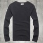 2017 Men New Winter Warm Woolen Sweater Slim Pullovers Metrosexual Man Cotton European Style O Neck Brand Casual Sweater Fashion