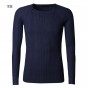 Men Christmas Knitted Sweater O-Neck Winter Warm Bottoming Pullovers Men Knitwear Brand Design Solid Fashion Style Sweater 2017