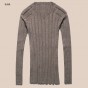 2017 Men Slim Casual Long Sleeve Cotton Fashion Pullovers Men Sweaters Striped Solid Autumn Bottoming Pullovers European New