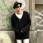 2017 Men New Winter Warm Sweater Casual Pullover Men Long Sleeve Cotton Woolen Bottoming Knitted Sweaters V Neck European Style