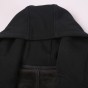 Autumn Winter Long Stretch Cotton Fleece 2017 Men Coat Men Slim Casual Fashion Thick Black Cardigan With Hat Men European Style