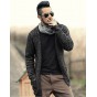 Autumn Winter Loose Long Mens Cardigan Sweater Men Brand Fashion Jumpers 2016 New Charcoal Gray Loose Thick Mens Sueter Knit