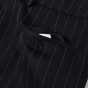 2018 Spring New Deep Blue Stripes Nine Pants For Men Loose Striped Casual Men Pants Cotton Men Trousers Brand Clothing