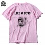 THE COOLMIND Casual 100 Cotton Like A Boss Gorilla Printed Men T Shirt Street Style Loose O-Neck Knitted Men Tshirt