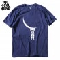 THE COOLMIND Moon Top Quality 100 Cottonshort Sleeve Designs Men T-Shirt