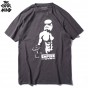 THE COOLMIND Casual Short Sleeve Darth Vader Bodyding Men T Shirt 100 Cotton O-Neck Knitted Men T-Shirt Tops Men Tee Shirt