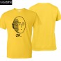 THE COOLMIND 100 Cotton ANIME One Punch Man Printed Men T Shirt Fashion Cool Confortable Mens Tshirt Casual T-Shirt For Men