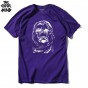 THE COOLMIND 100 Cotton Skull Printed Men T-Shirt Short Sleeve Casual O-Neck Tops Tee Shirts Cool Punk Mens T Shirt