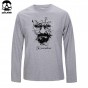 Top Quality COTTON O Neck Heisenberg Men Tshirt Long Sleeve Print Casual Breaking Bad Print T Shirt For Men 2015 L01