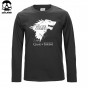 Top Quality Top Quality Long Sleeve Printed T Shirt For Men Fashion Winter Is Coming Design Cotton O Neck Men Tshirt 2017 L01
