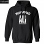 THE COOLMIND Top Quality Men Muhammad Ali Print Hoodies Fashion Casual Cotton Blend Mens Hoodies And Sweatshirts 2017
