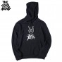 THE COOLMIND Top Quality Cotton Blend Fleece Loose Knitted Regular Thickness Just Rock It Men Hoodies And Sweatshirt
