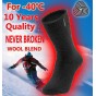 Merino Wool Mens Winter Thick Thermal Work Socks Top Quality Warm Crew Cushion Men Socks