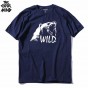 The COOLMIND High Quality 100 Cotton Bea Printed Men T Shirt Casual Short Sleeves Mens T-Shirt Casual Men Tops Tee Shirts