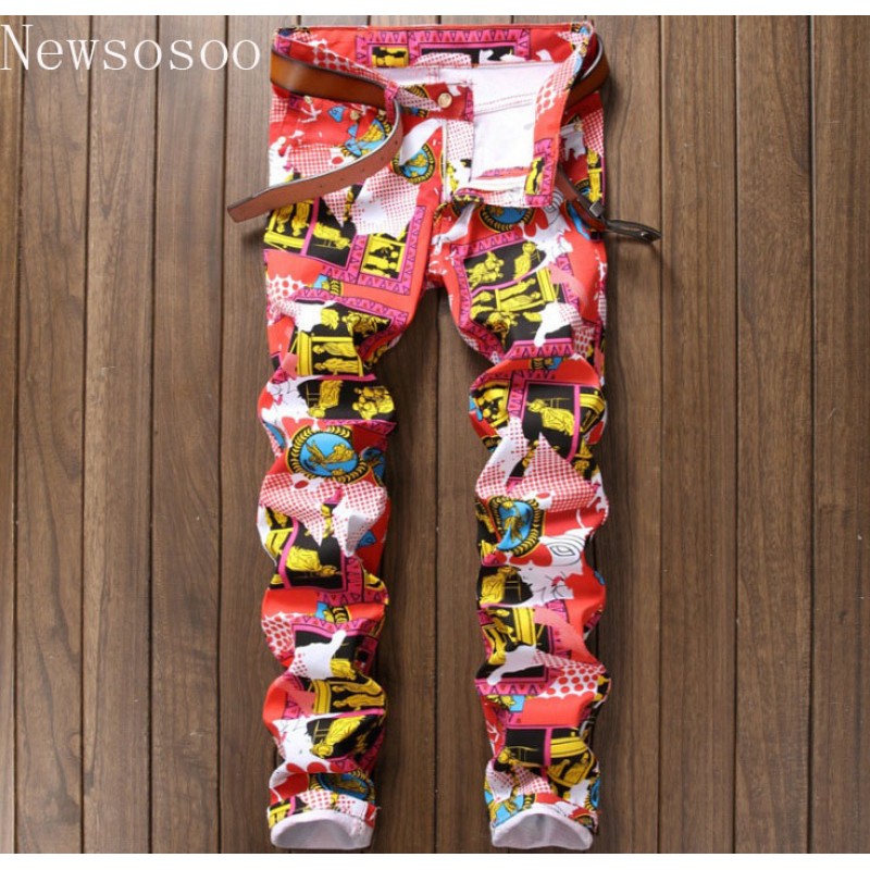 mens colorful jeans