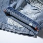 Brother Wang 2018 New Mens Denim Shorts Summer Men Slim White Ripped Jeans Fashion Casual Shorts Brand Clothes Male