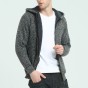 Brother Wang 2017 Winter New Men Thick Cardigan Sweater Casual Hooded Long-Sleeved Knitted Jacket Zipper Sweater Brand