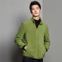 Brother Wang Brand 2017 Winter New Men Slim Fleece Jacket Fashion Casual Long-Sleeved Collar Knit Coat Male 8613