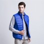 2017 Autumn Winter New Men Light Down Vest Fashion Slim Casuals Duck Feather Vest Coat Jacket Brand Clothing