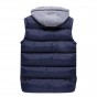 2017 Winter Fashion New Casual Slim Cotton Vest Coat For Men Male M-5XL