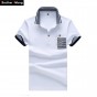 Summer New Brand Men Business Casual Polo Shirt Cotton Slim Fashion Large Size Short Sleeve Polo Shirt Large Size 5XL 6XL 7XL