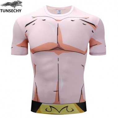 TUNSECHY Cartoon Monkey King Turtle Fairy Man Compression Short Sleeve T-Shirt Dragonball Couples With Short Sleeves T-Shirt